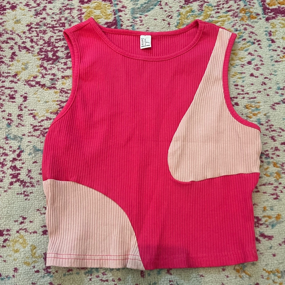 Colorblock Sleeveless Top